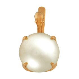 Серьги из красного золота 585° пробы с жемчугом